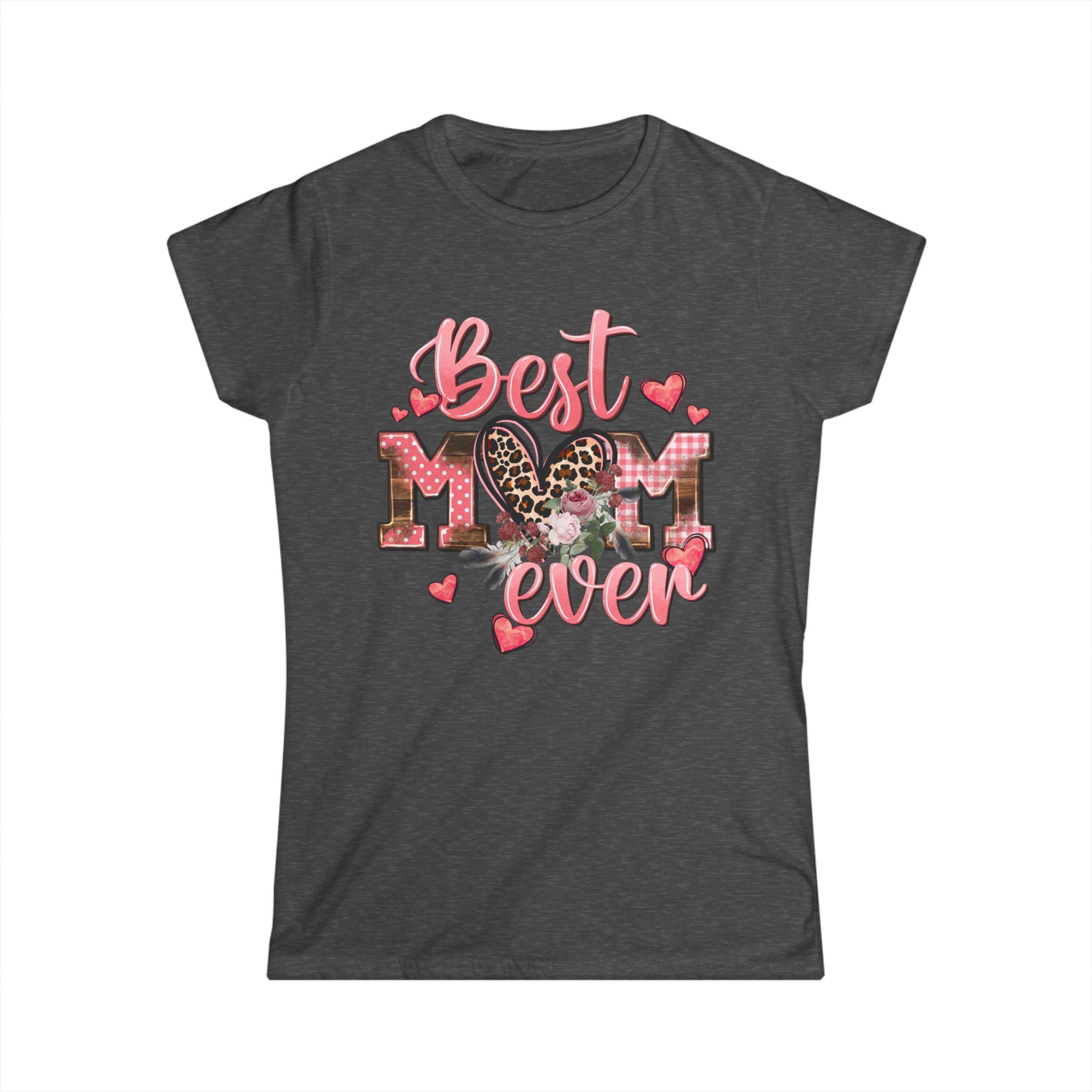 Best Mom Ever CowGirl Style Women's Softstyle Tee