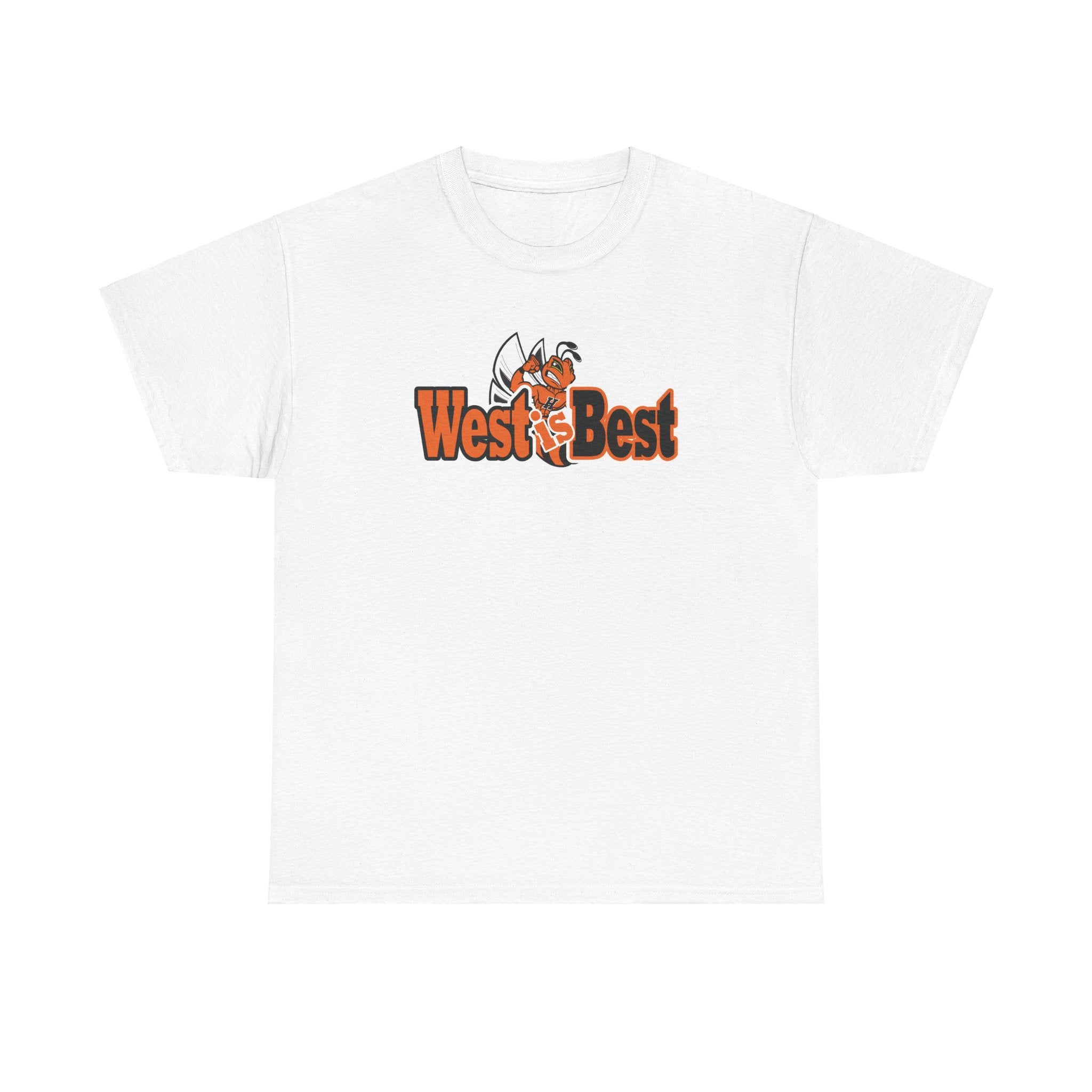 Hamilton High School West Spirit Wear (West is Best) Unisex Heavy Cotton Tee