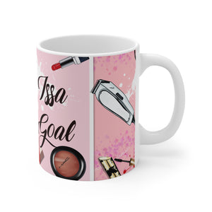 Coffee Mug - Brown Skin Woman Issa Goal Makeup Images