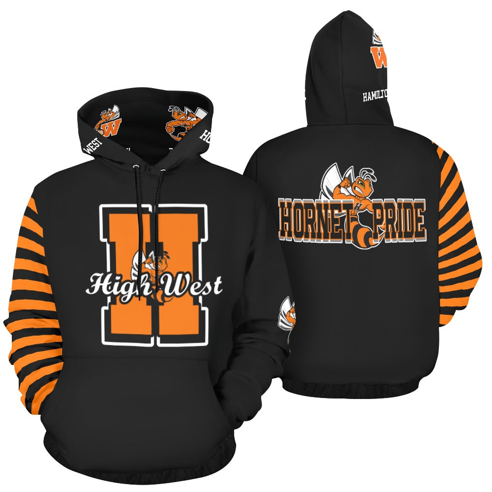 HHW All Over Hoodie All Over Print Hoodie Unisex (USA Size) (Model H13)