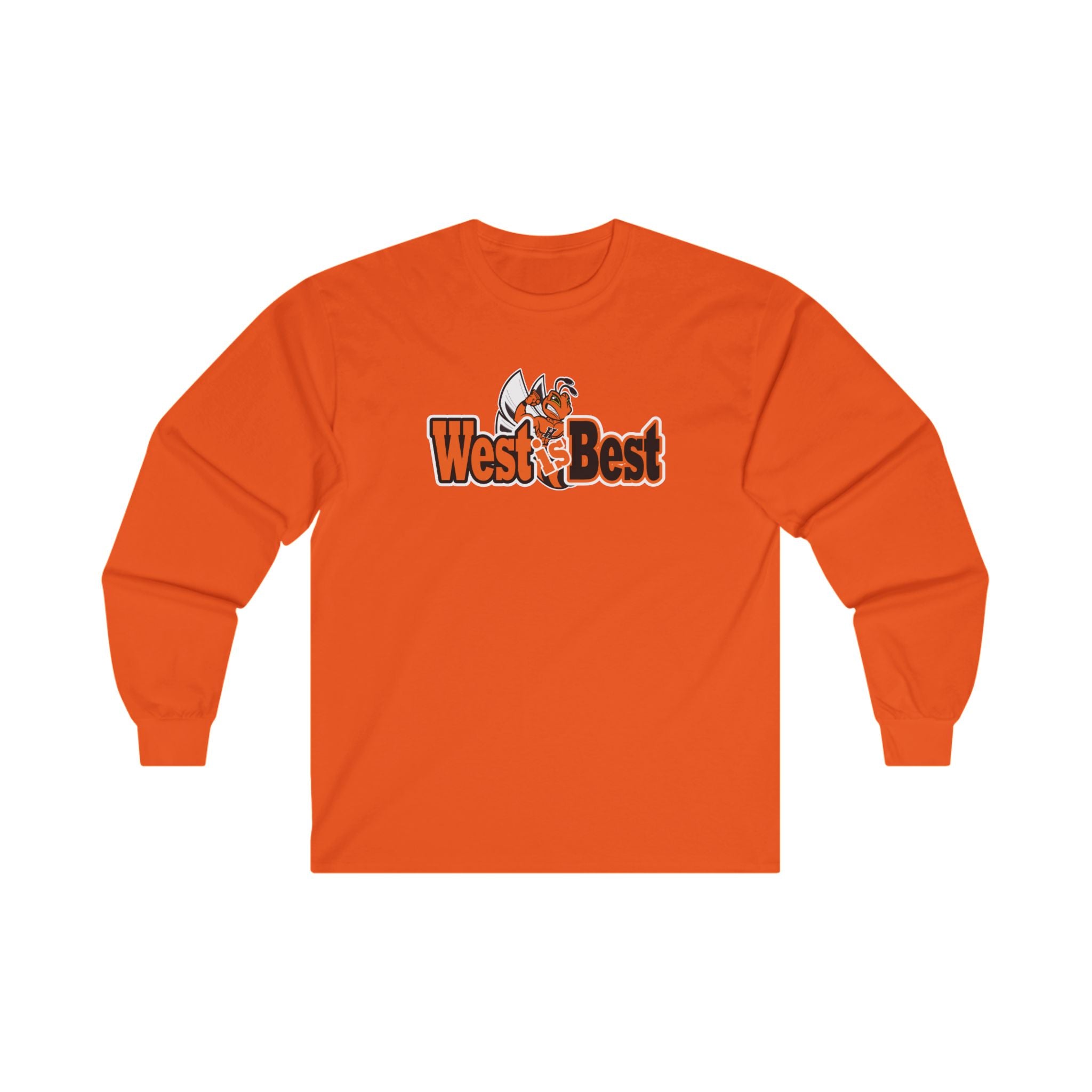 Hamilton High School West Spirit Wear (West is Best) Unisex Ultra Cotton Long Sleeve Tee