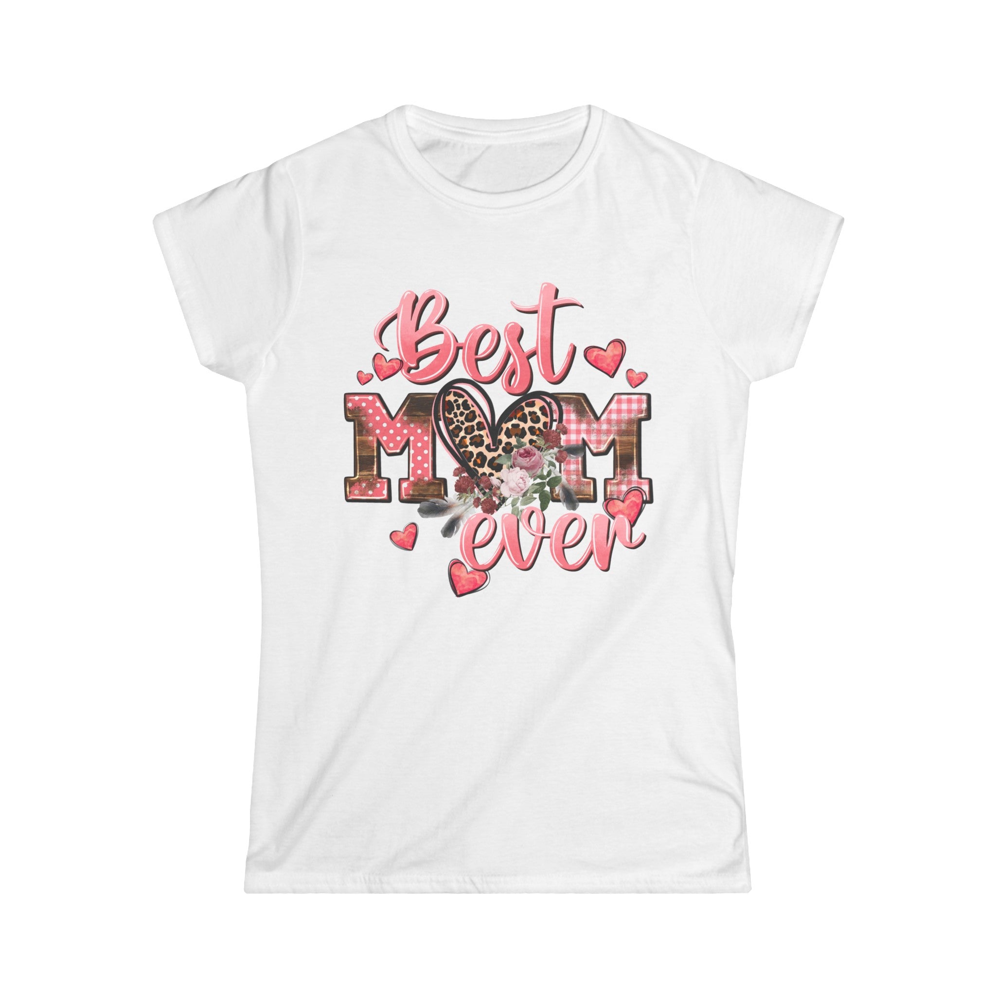 Best Mom Ever CowGirl Style Women's Softstyle Tee