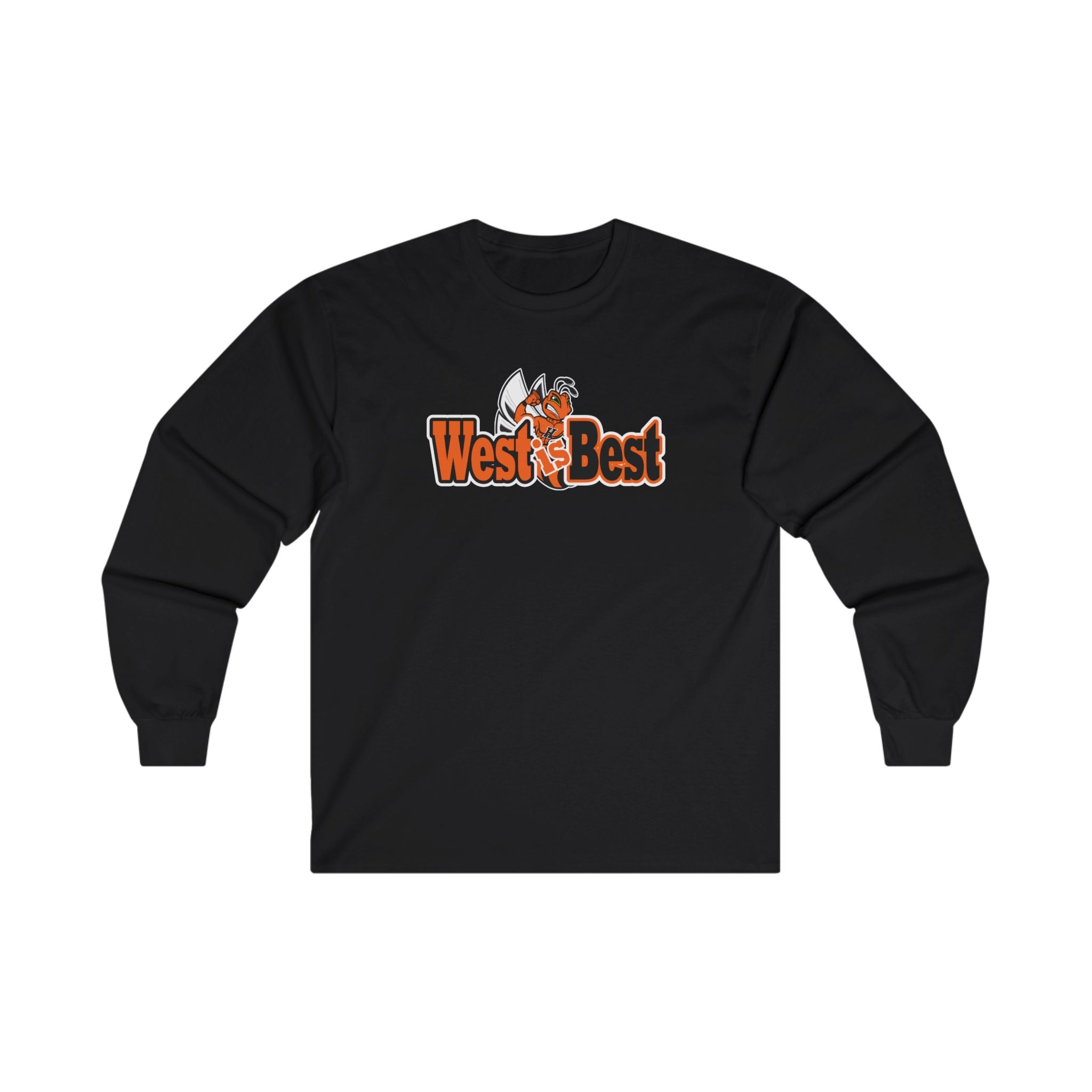 Hamilton High School West Spirit Wear (West is Best) Unisex Ultra Cotton Long Sleeve Tee