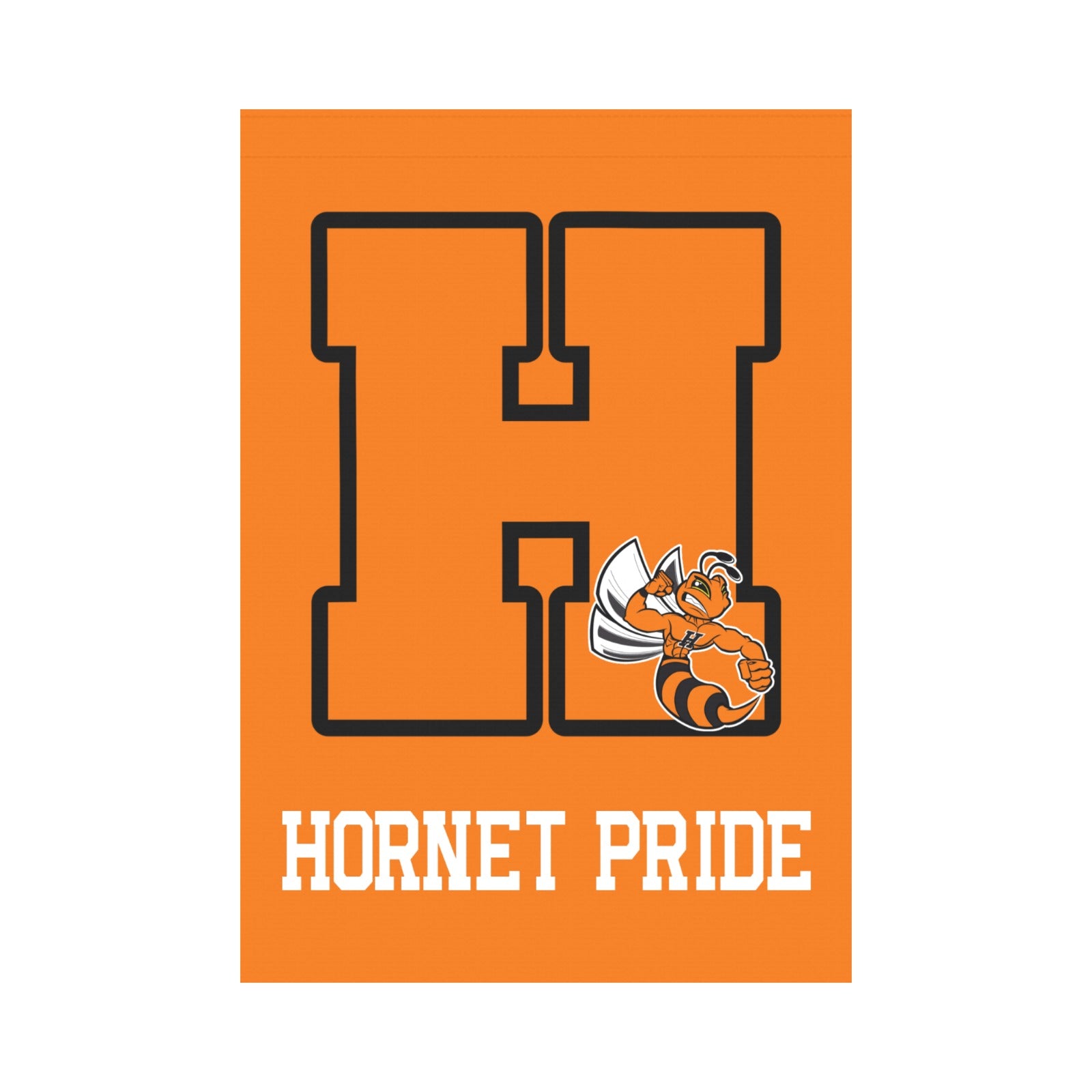 Hornet Pride and Orange Flag Garden Flag 28''x40'' (Two Sides Printing)