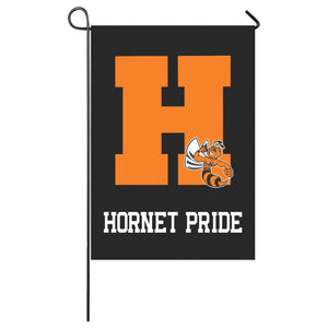 Hornet Pride and Orange Flag Garden Flag 28''x40'' (Two Sides Printing)