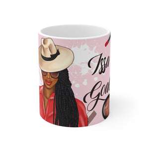Coffee Mug - Brown Skin Woman Issa Goal Makeup Images