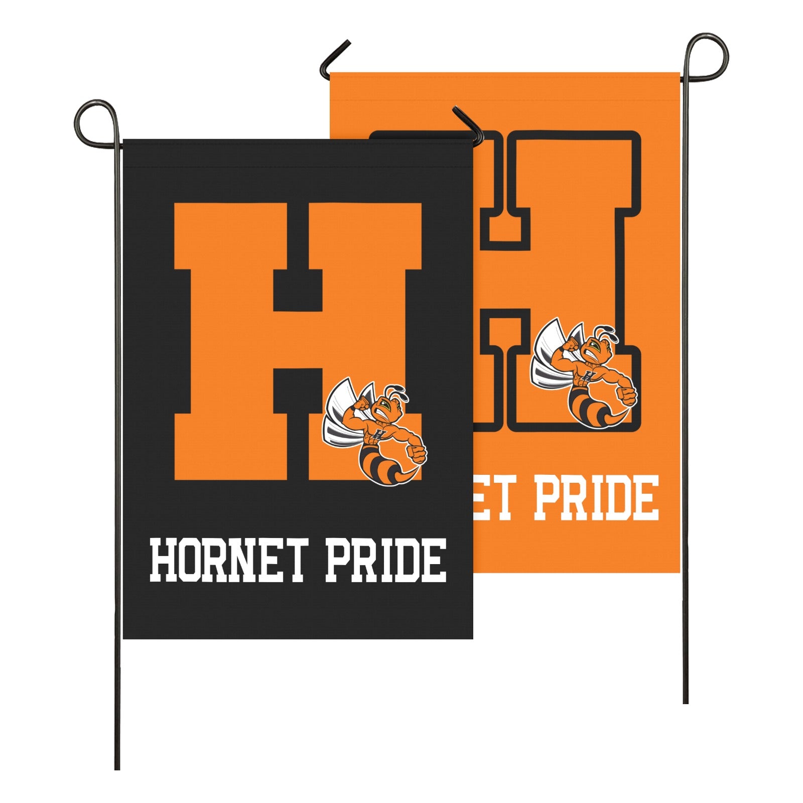 Hornet Pride and Orange Flag Garden Flag 28''x40'' (Two Sides Printing)