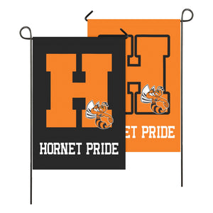 Hornet Pride and Orange Flag Garden Flag 28''x40'' (Two Sides Printing)