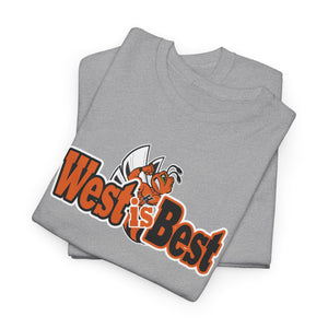 Hamilton High School West Spirit Wear (West is Best) Unisex Heavy Cotton Tee