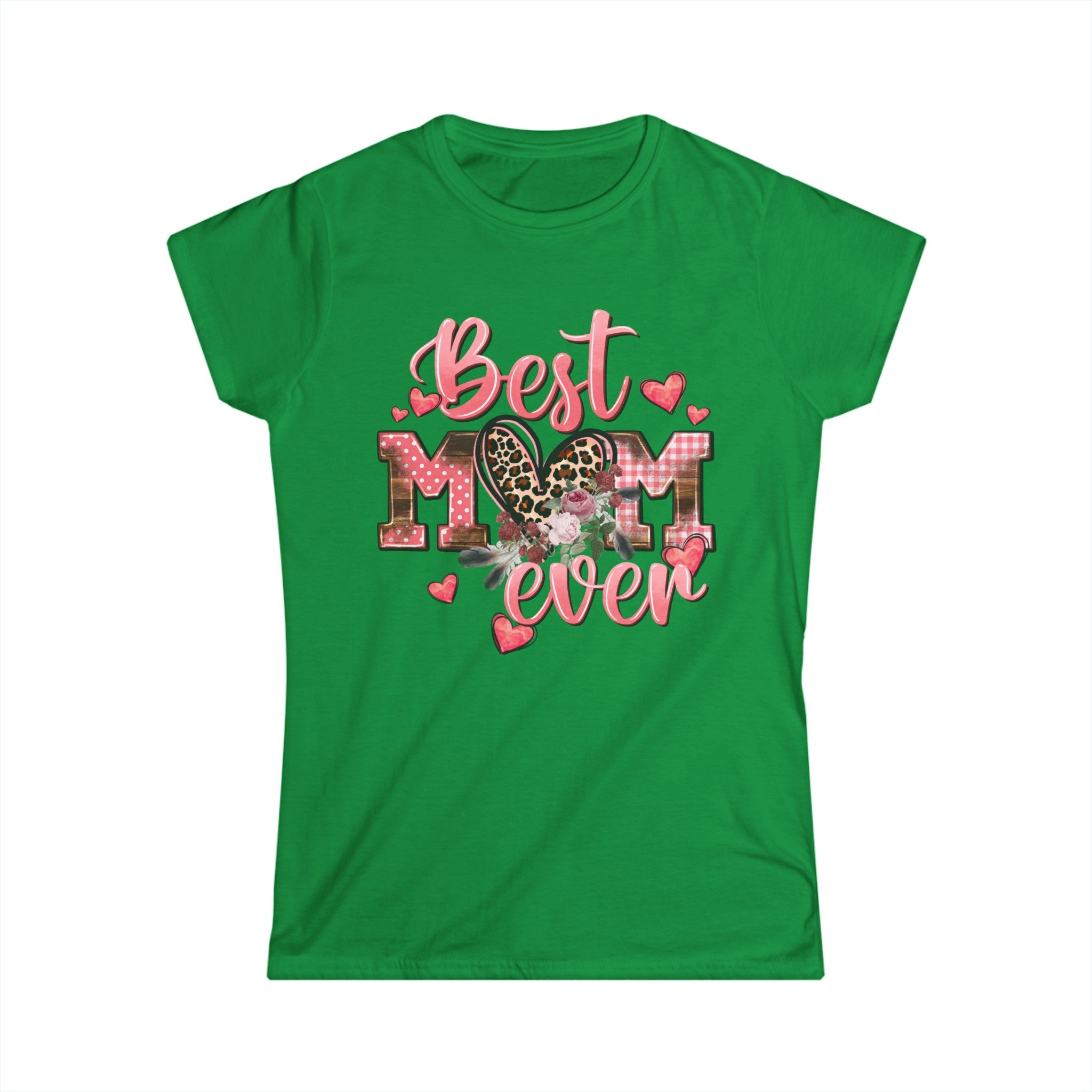 Best Mom Ever CowGirl Style Women's Softstyle Tee