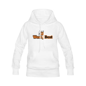 West is Best White Hoodie Heavy Blend Hooded Sweatshirt