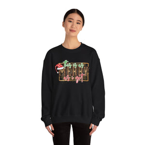 Christmas Crewneck Sweatshirt - Merry as I Get Design