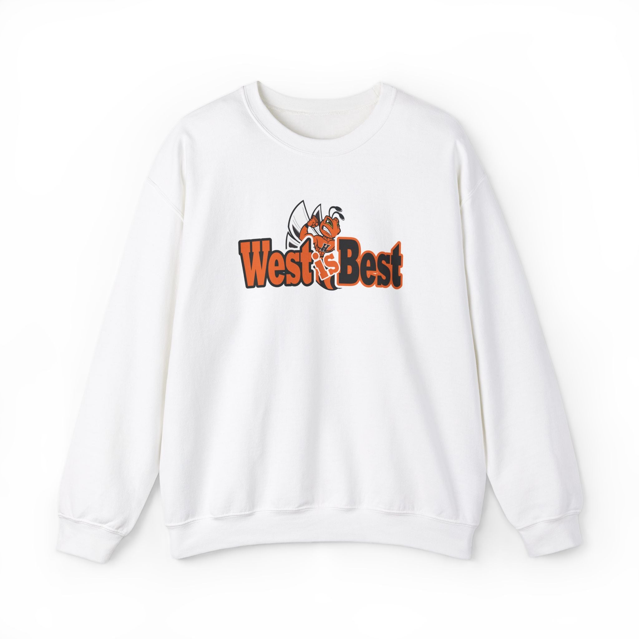 Hamilton High School West Spirit Wear (West is Best) Sweatshirt Unisex Heavy Blend™ Crewneck Sweatshirt