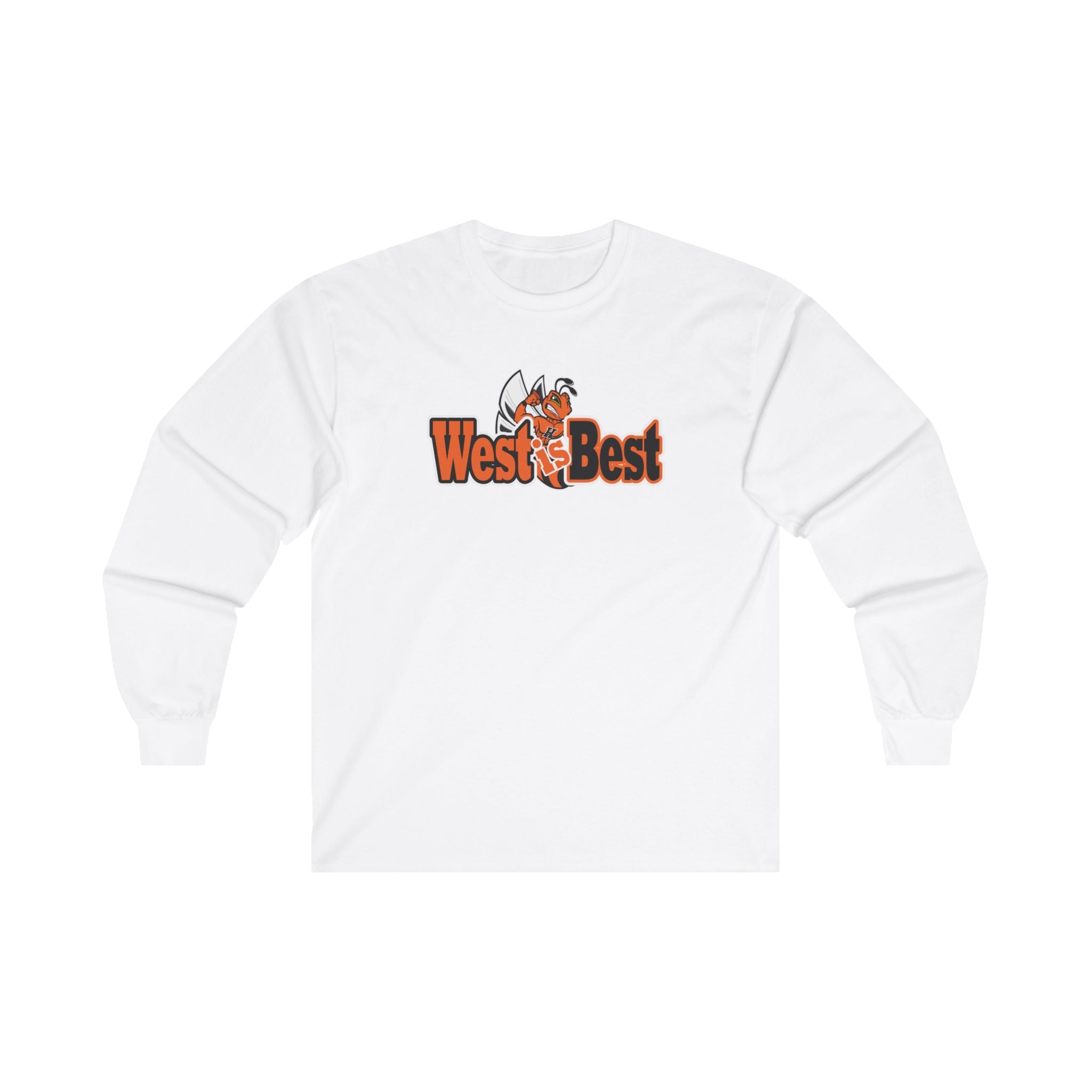 Hamilton High School West Spirit Wear (West is Best) Unisex Ultra Cotton Long Sleeve Tee