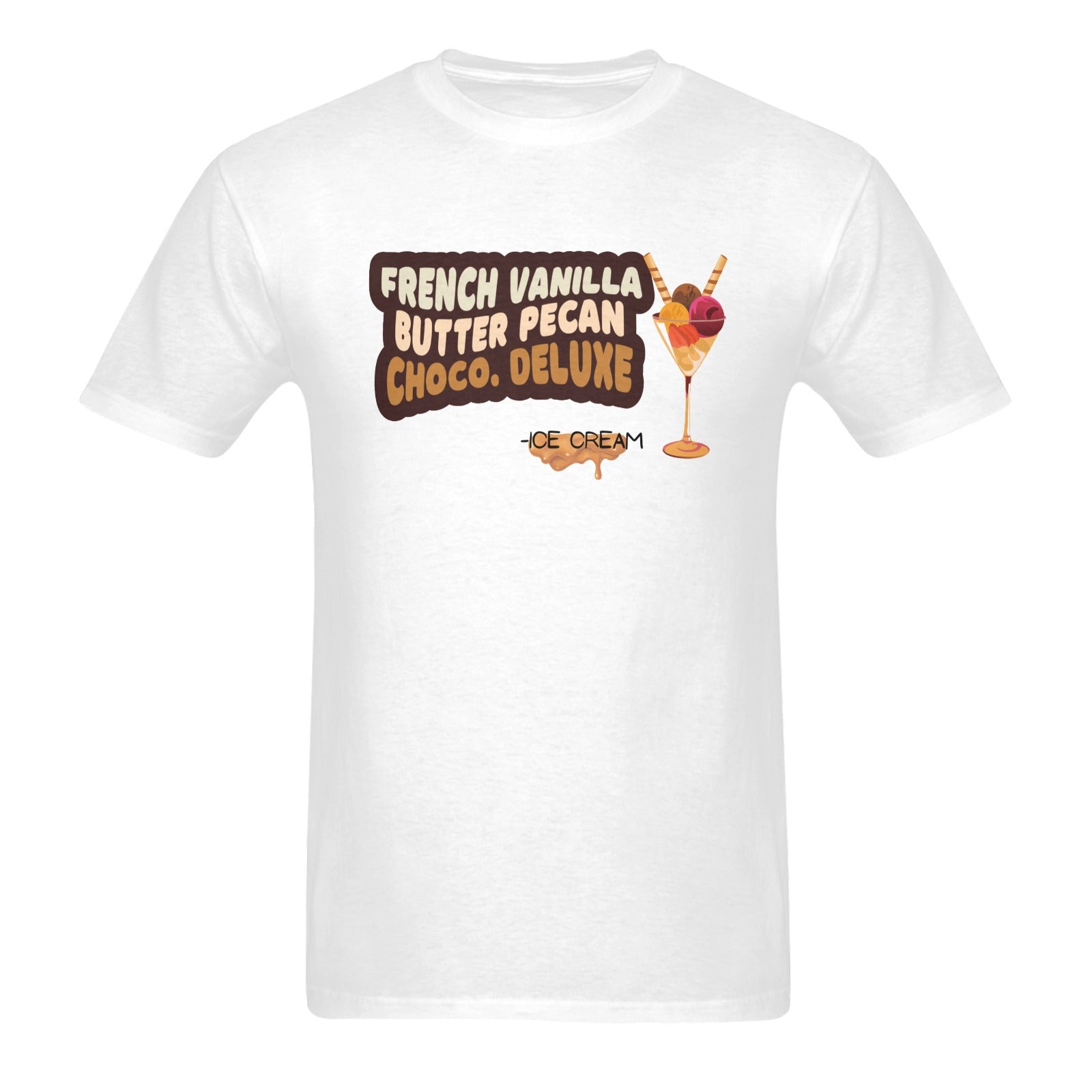 Ice Cream I Unisex Heavy Cotton T-Shirt (One Side Printing)