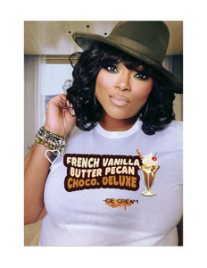 Ice Cream III Unisex Heavy Cotton T-Shirt (One Side Printing)