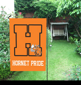 Hornet Pride and Orange Flag Garden Flag 28''x40'' (Two Sides Printing)