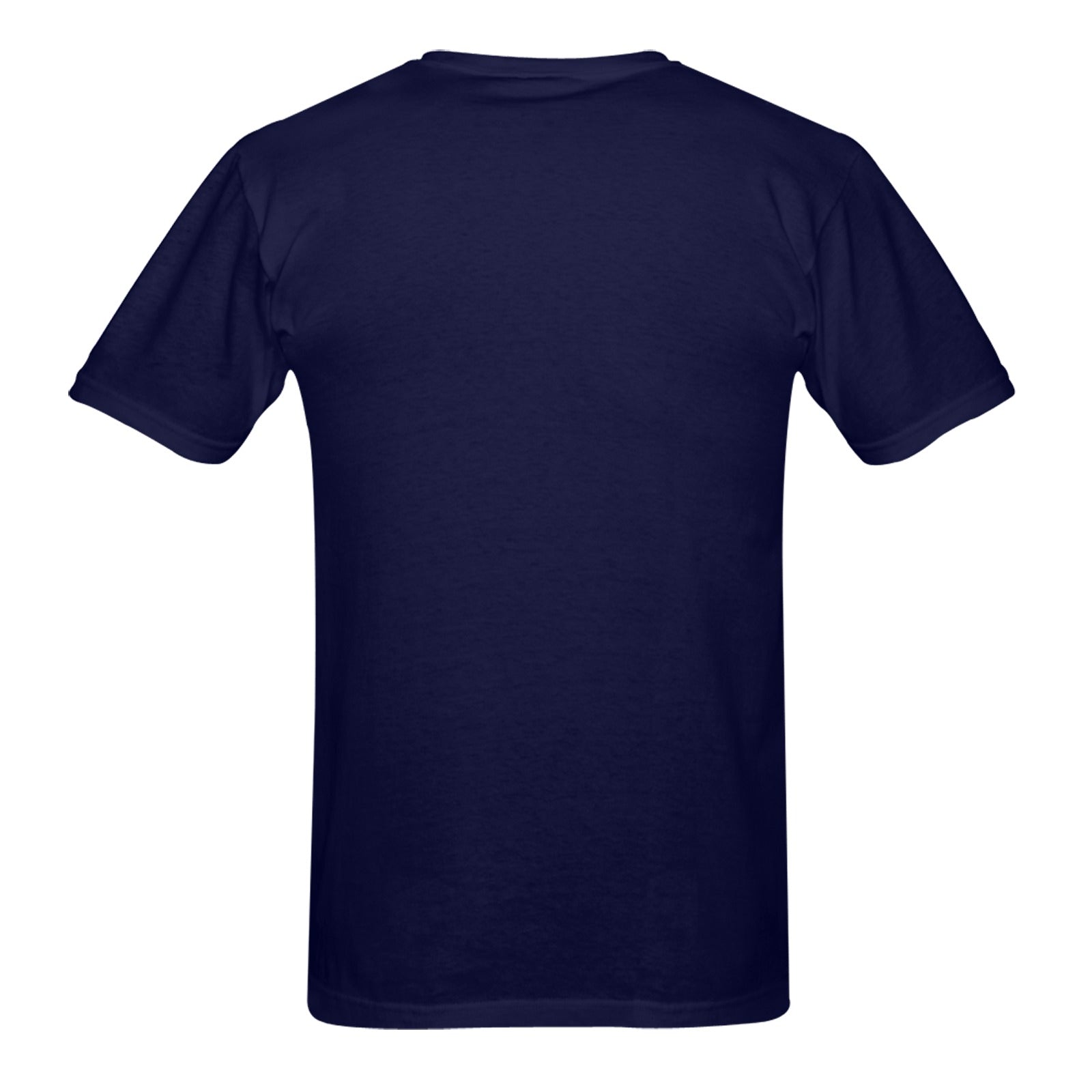 Green Mom Design in Blue Shirt Unisex Heavy Cotton T-Shirt (One Side Printing)