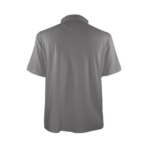 H2West Staff Grey Polo Men's All Over Print Polo Shirt (Model T55)