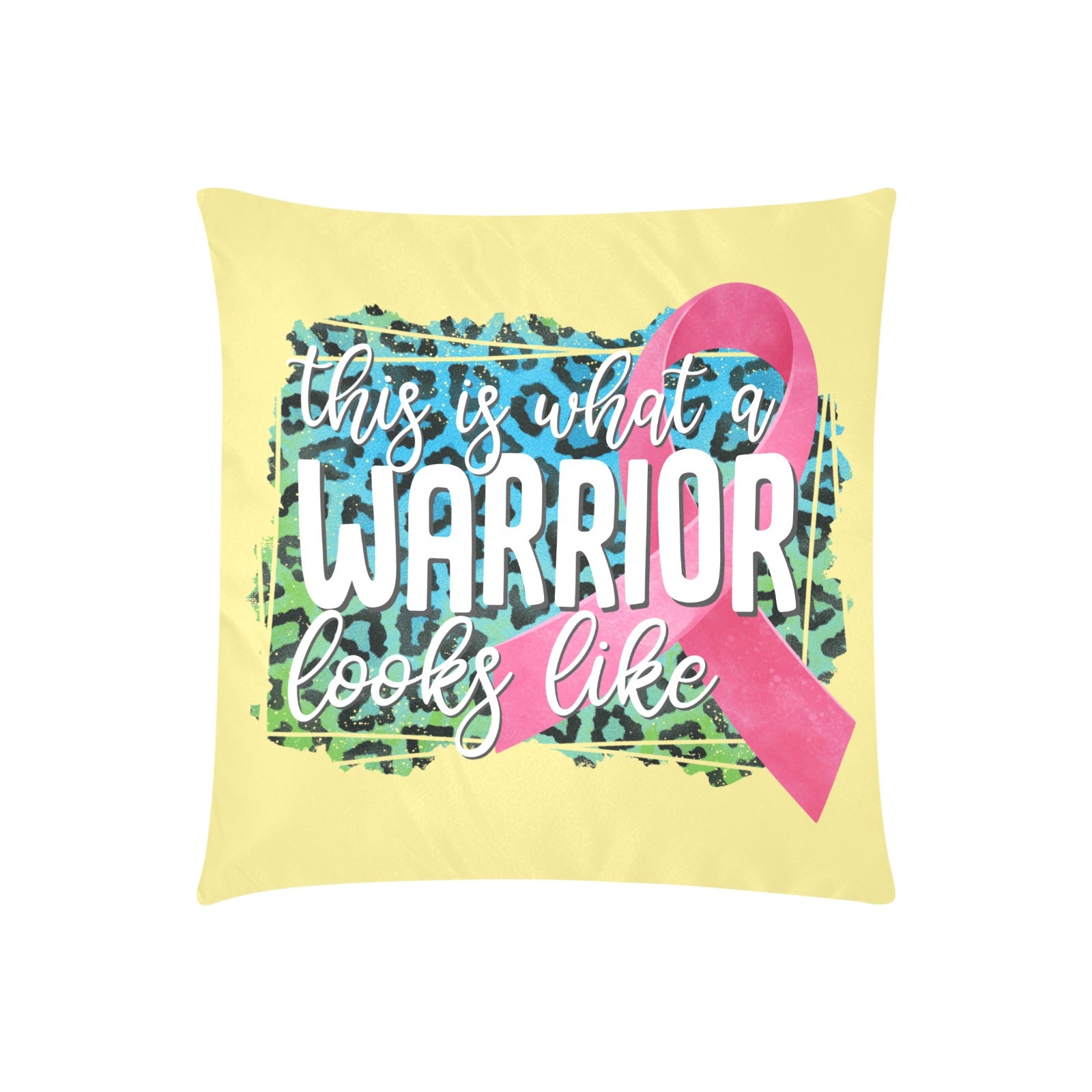 This is What a Warrior Looks Like Pillow Case Custom Pillow Case 20"x20" (one side) No Zipper