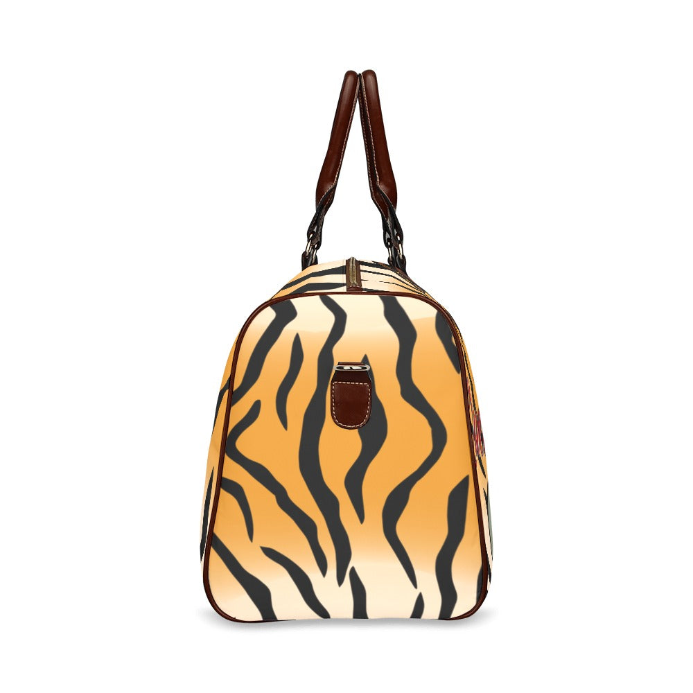 Queen Lion with Locs Waterproof Travel Bag/Small (Model 1639)