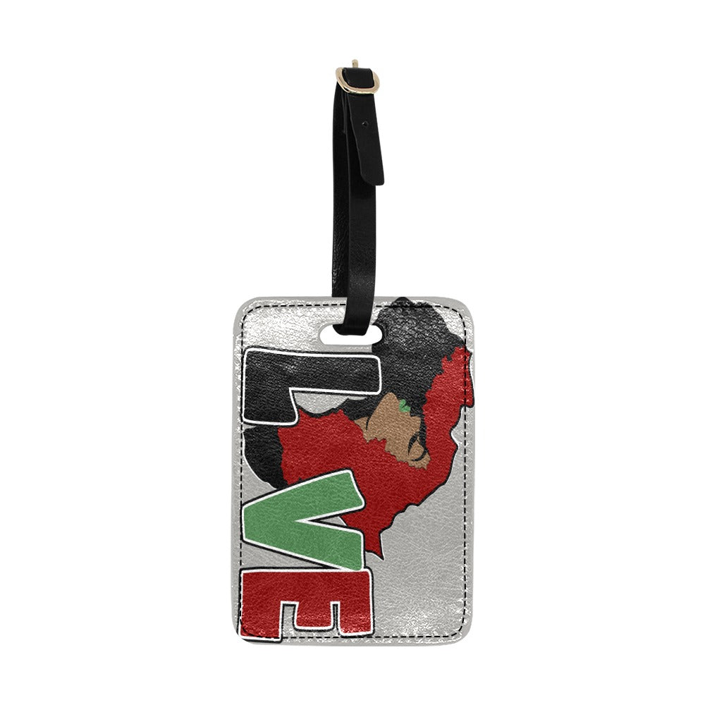 Africa Love Gray Luggage Tag Luggage Tag