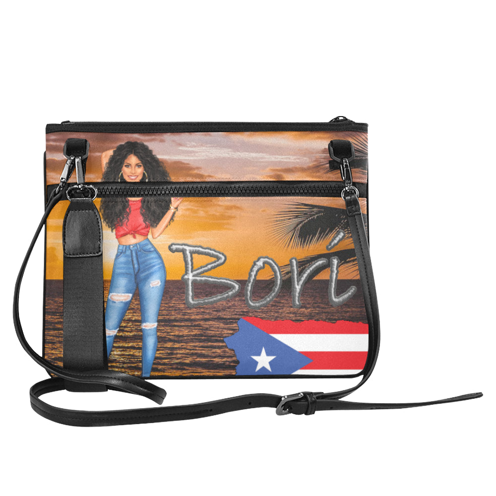 Bori Mami and Flag Clutch Slim Clutch Bag (Model 1668)