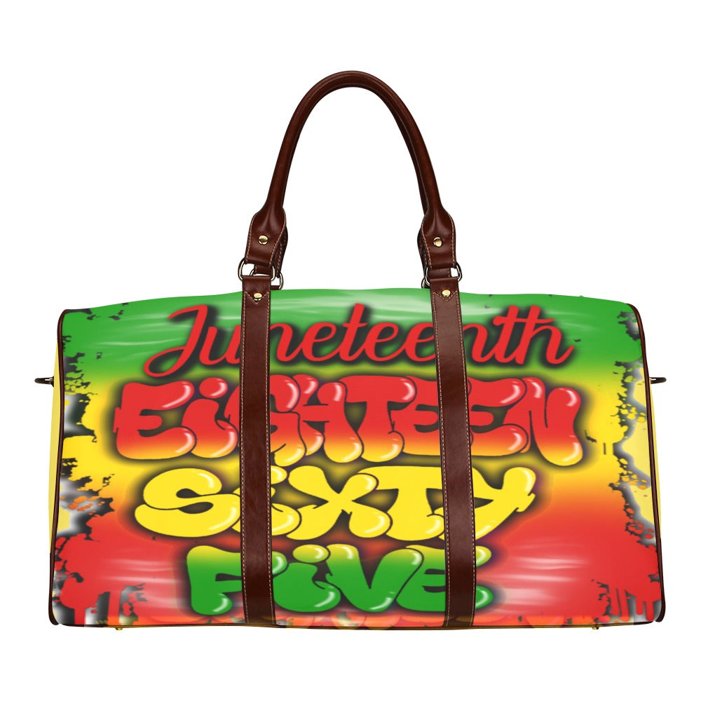 JUNETEENTH 1865 Airbrush Waterproof Travel Bag/Small (Model 1639)