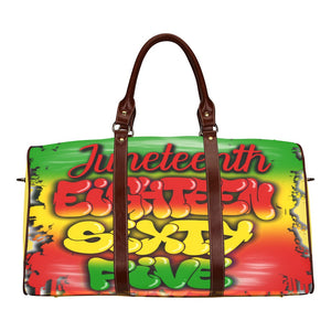 JUNETEENTH 1865 Airbrush Waterproof Travel Bag/Small (Model 1639)