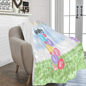 Happy Easter Ultra-Soft Micro Fleece Blanket 60"x80"