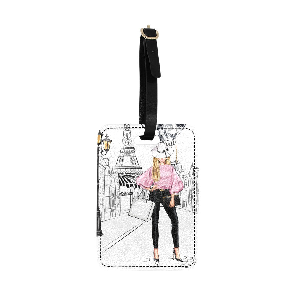 Walk In Paris IV Luggage Tag Luggage Tag