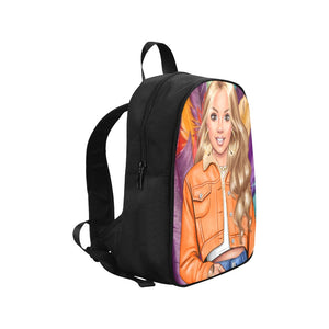 Colorfully Me IV Fabric School Backpack (Model 1682) (Medium)