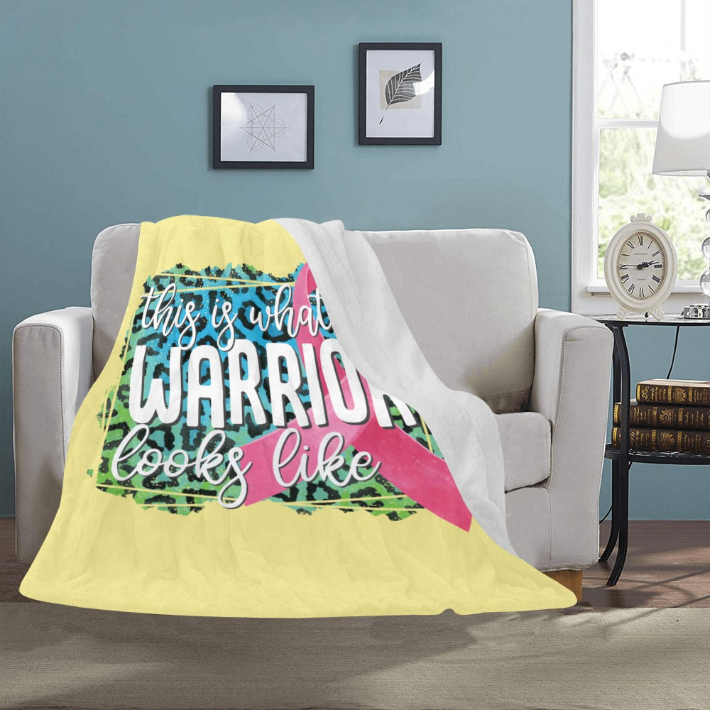 This is What a Warrior Looks Like Blanket 50x60 Ultra-Soft Micro Fleece Blanket 50"x60"