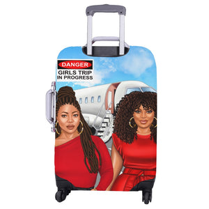 Danger Girls Trip I Red Luggage Cover/Large 26"-28"