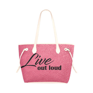 Live Out Loud Clover Canvas Tote Bag (Model 1661)