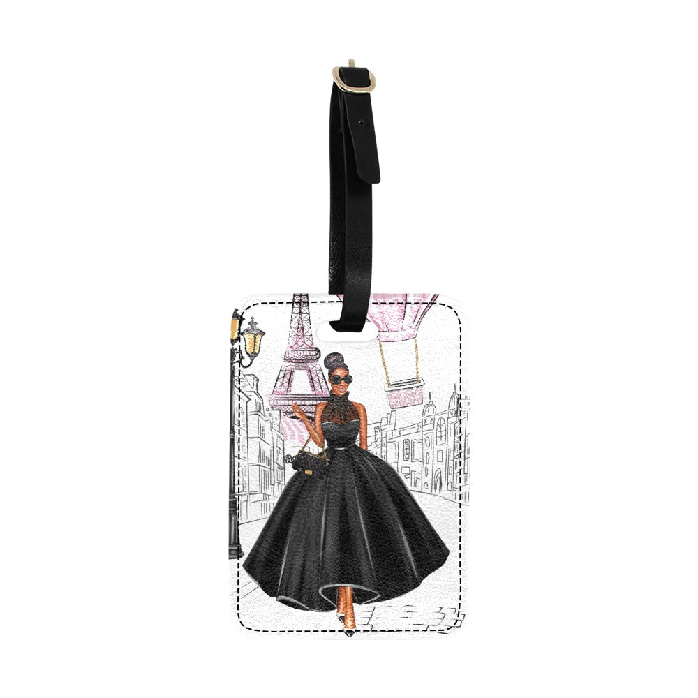 Walk In Paris II Luggage Tag Luggage Tag