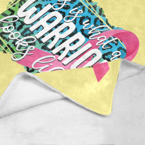 This is What a Warrior Looks Like Blanket 50x60 Ultra-Soft Micro Fleece Blanket 50"x60"