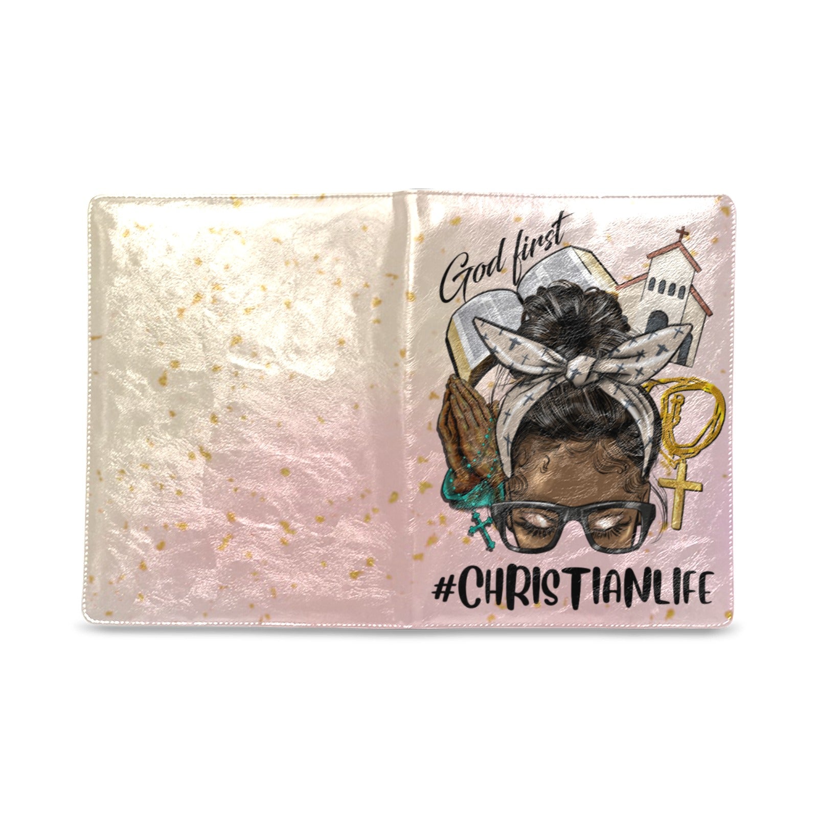 Christian Life Brown Complexion Journal Large Custom NoteBook B5