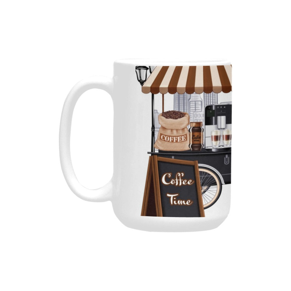 Coffee Time Mug III Custom Ceramic Mug (15oz)