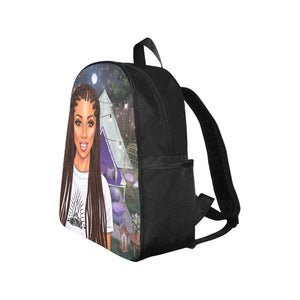 Seek Adventure I Multi-Pocket Fabric Backpack (Model 1684)