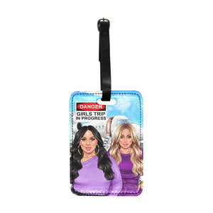 Danger Girls Trip II Purple Luggage Tag