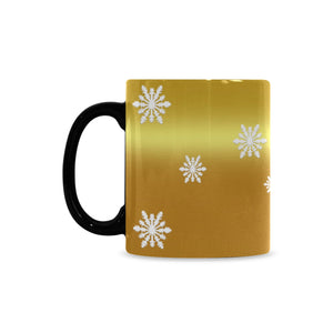 Just a Girl Who Loves Christmas Brown Skin Morpho Mug Custom Morphing Mug (11oz)