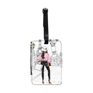 Walk In Paris V Luggage Tag Luggage Tag