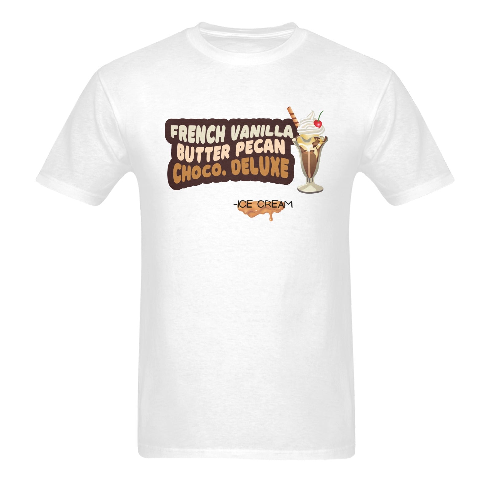 Ice Cream III Unisex Heavy Cotton T-Shirt (One Side Printing)
