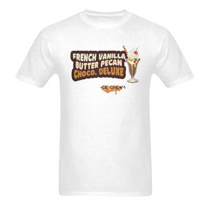 Ice Cream III Unisex Heavy Cotton T-Shirt (One Side Printing)
