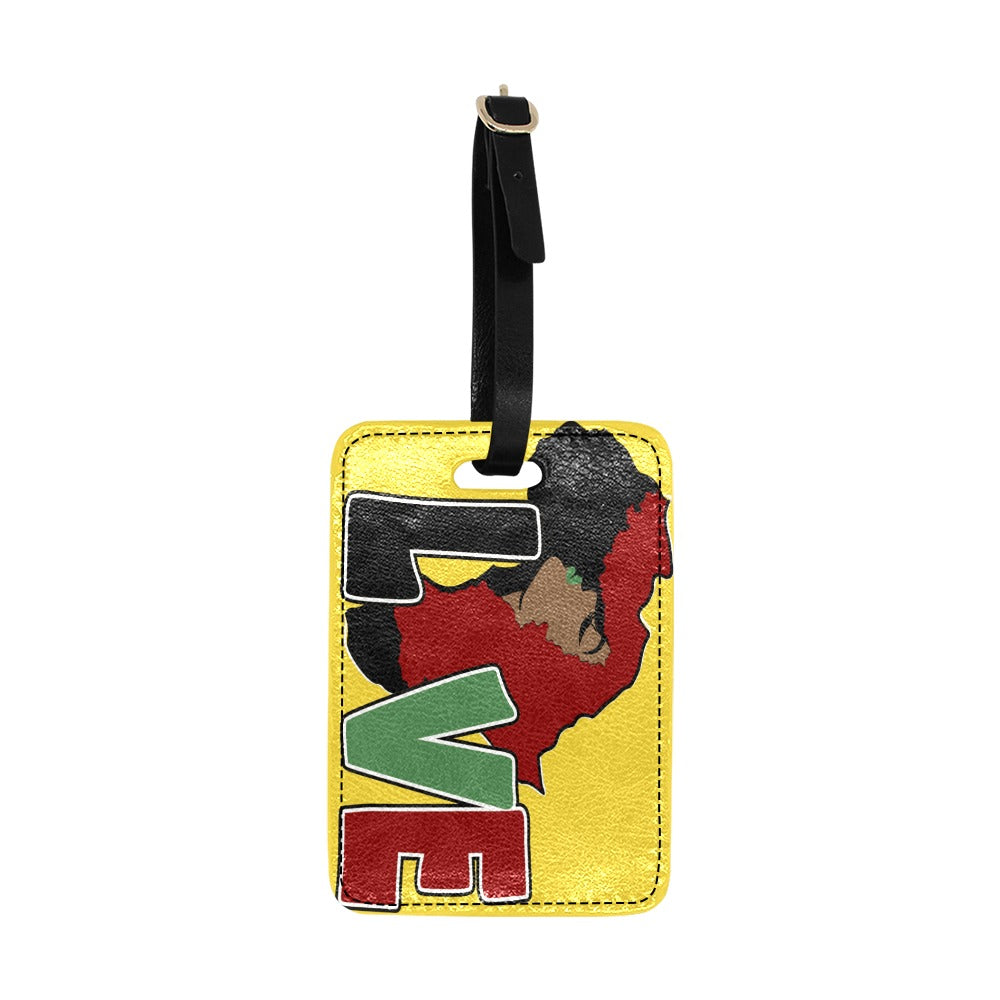 Africa Love Yellow Luggage tag Luggage Tag