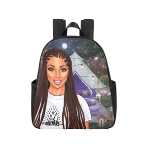 Seek Adventure I Multi-Pocket Fabric Backpack (Model 1684)