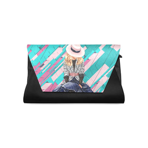 Love Shopping Woman Clutch Clutch Bag (Model 1630)