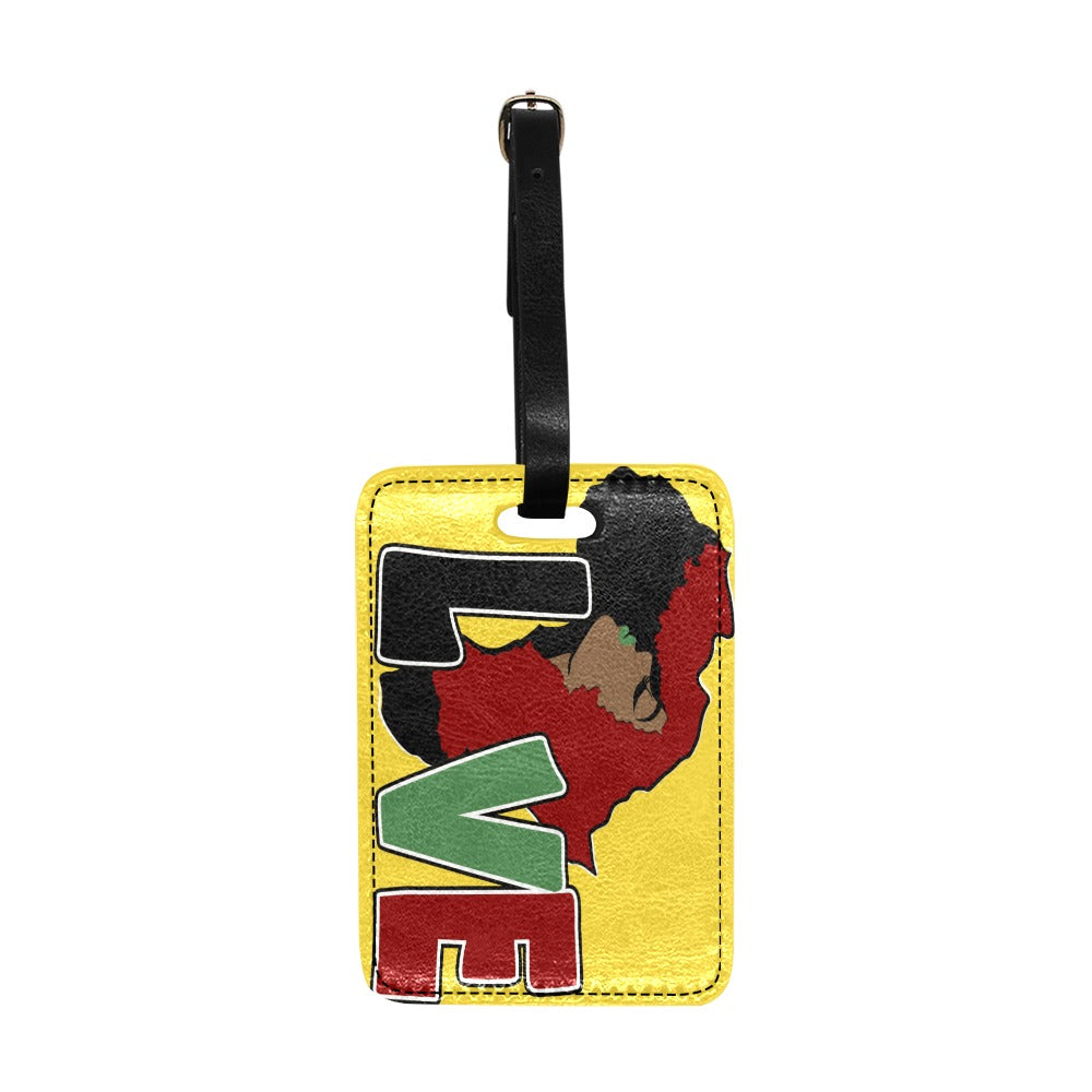 Africa Love Yellow Luggage tag Luggage Tag