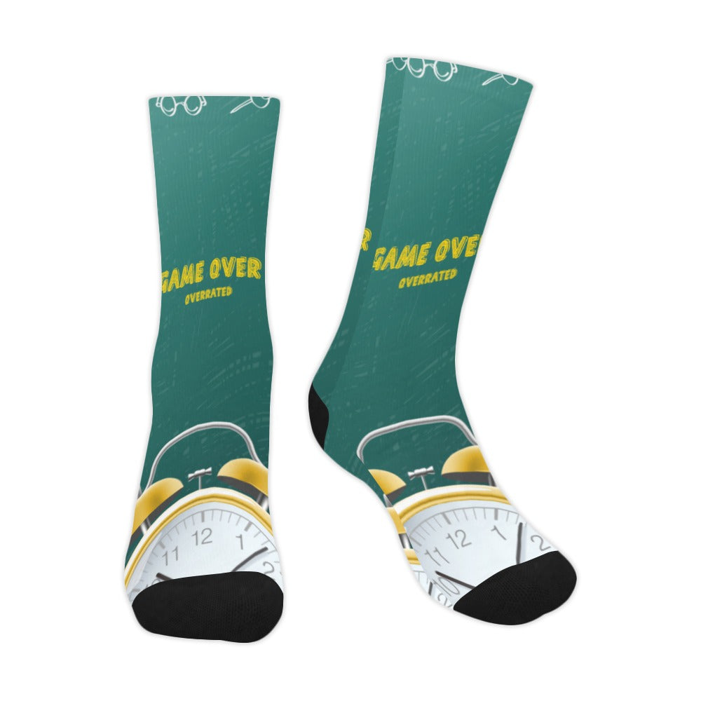 Game over overrated Men Socks Trouser Socks (For Men)